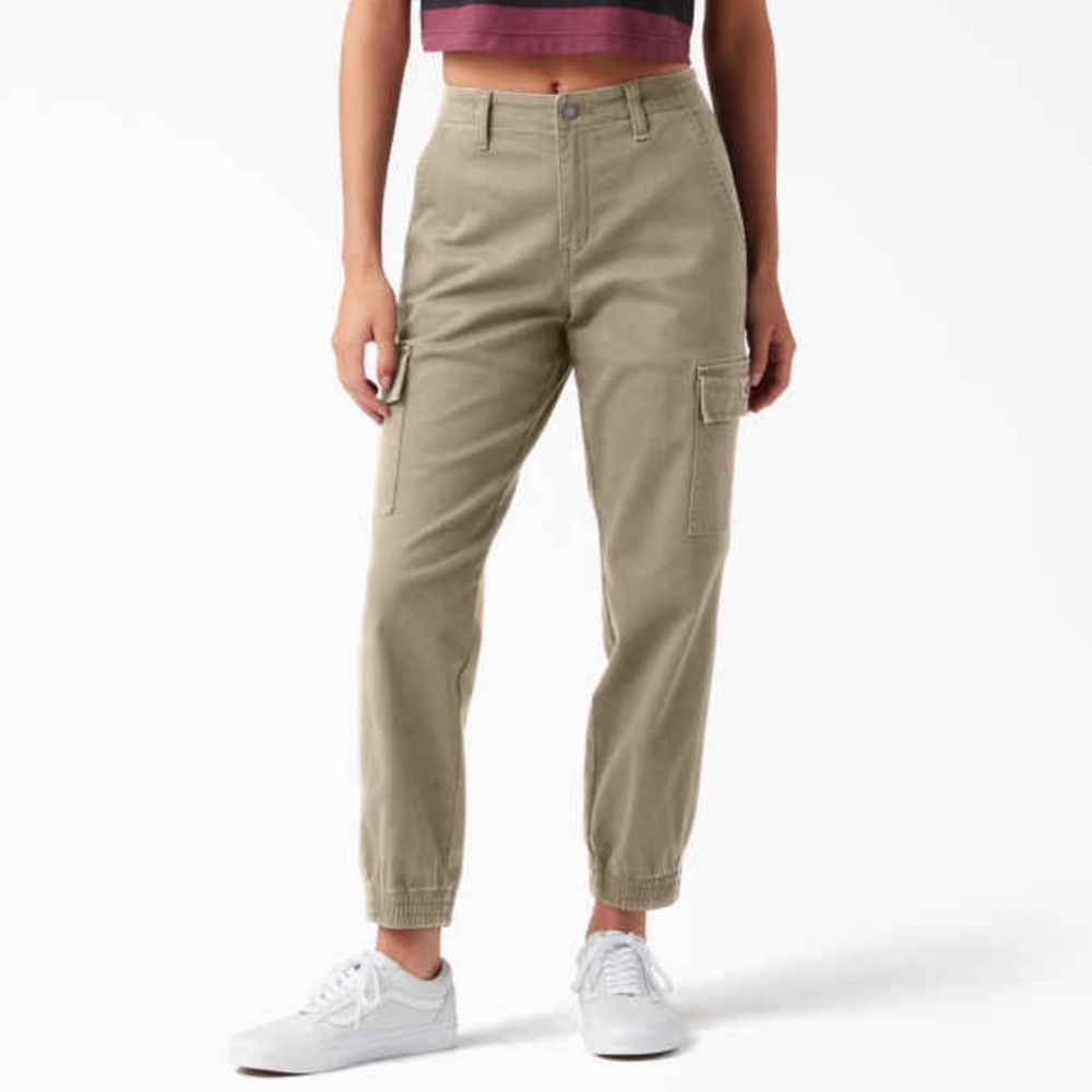 Women's High Rise Cargo Jogger Pants, Desert Sand, 26